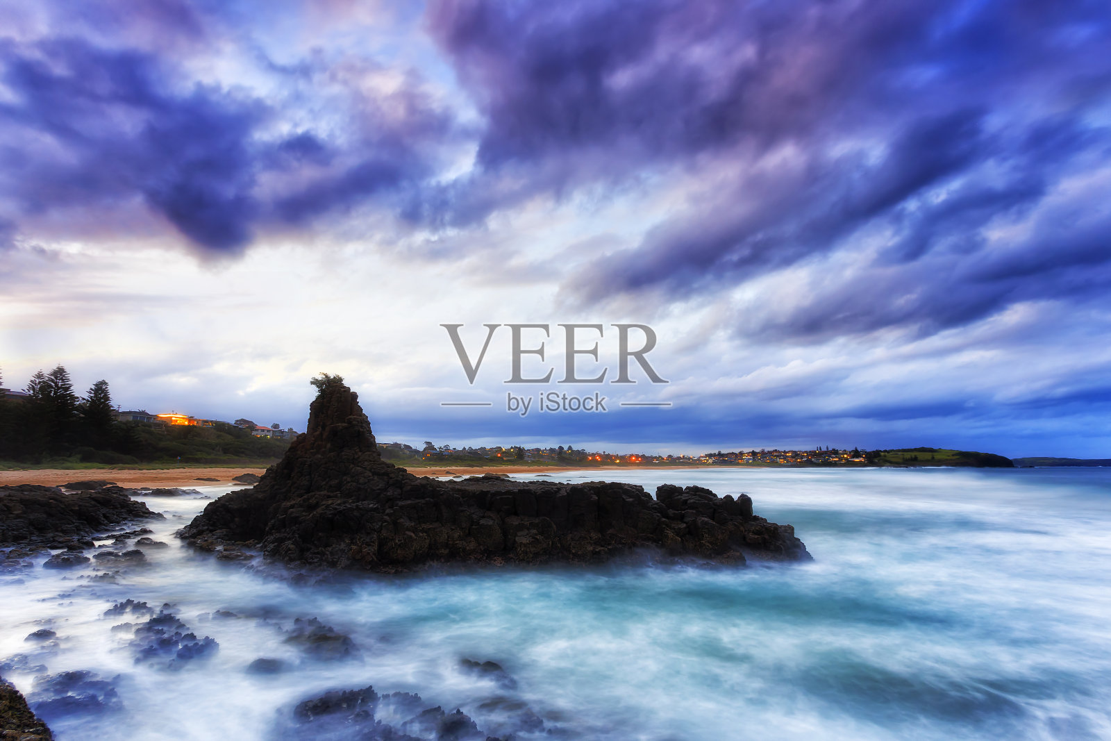 海基亚马海滩大教堂往北照片摄影图片