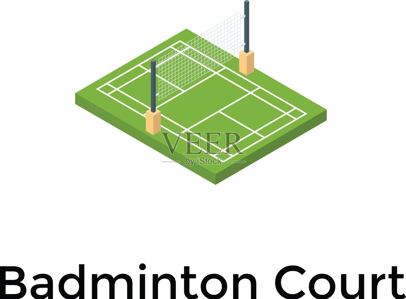 网球场插画图片素材