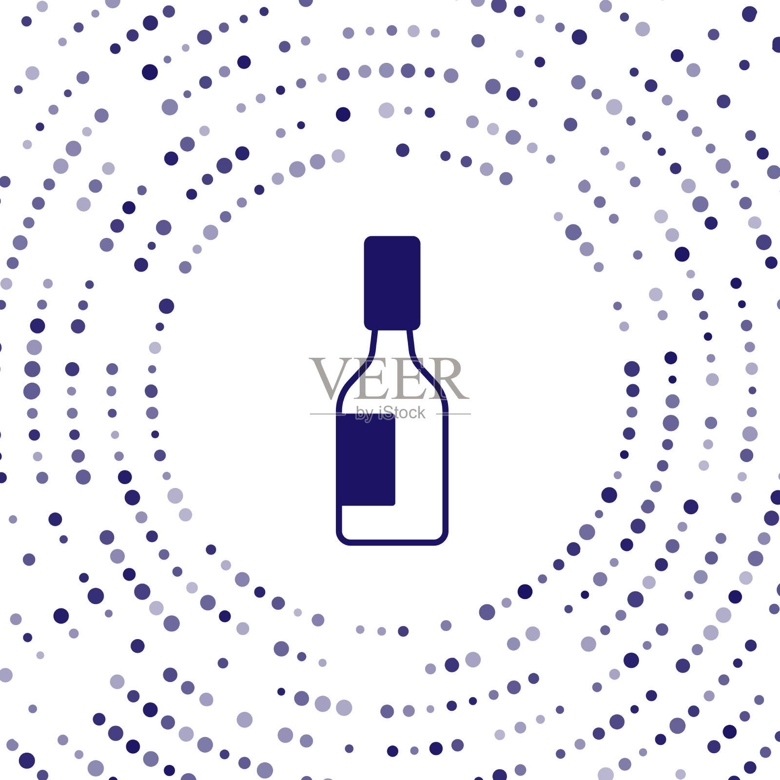 蓝色塔巴斯科辣酱图标孤立在白色上插画图片素材