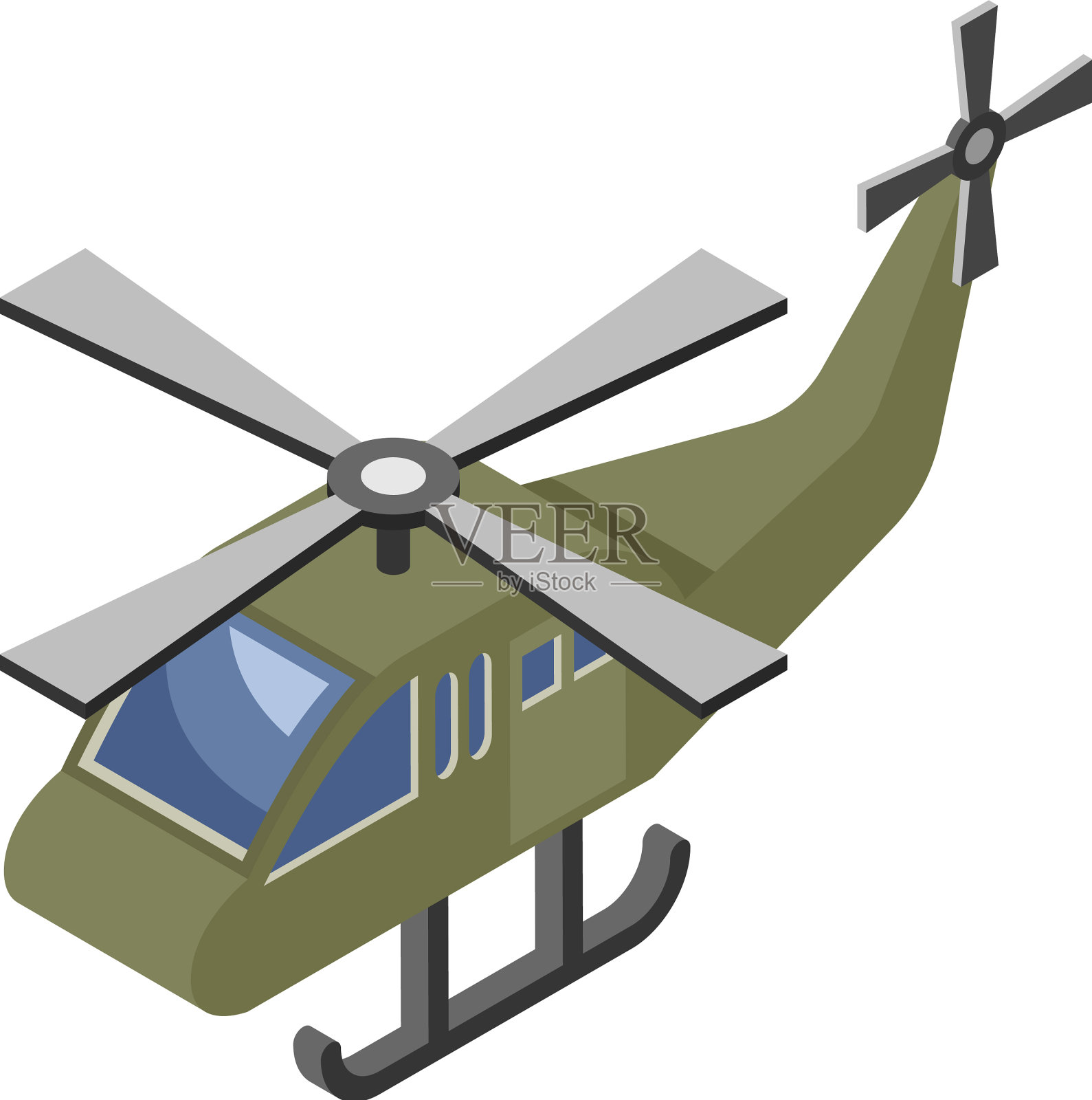 军队直升机设计元素图片