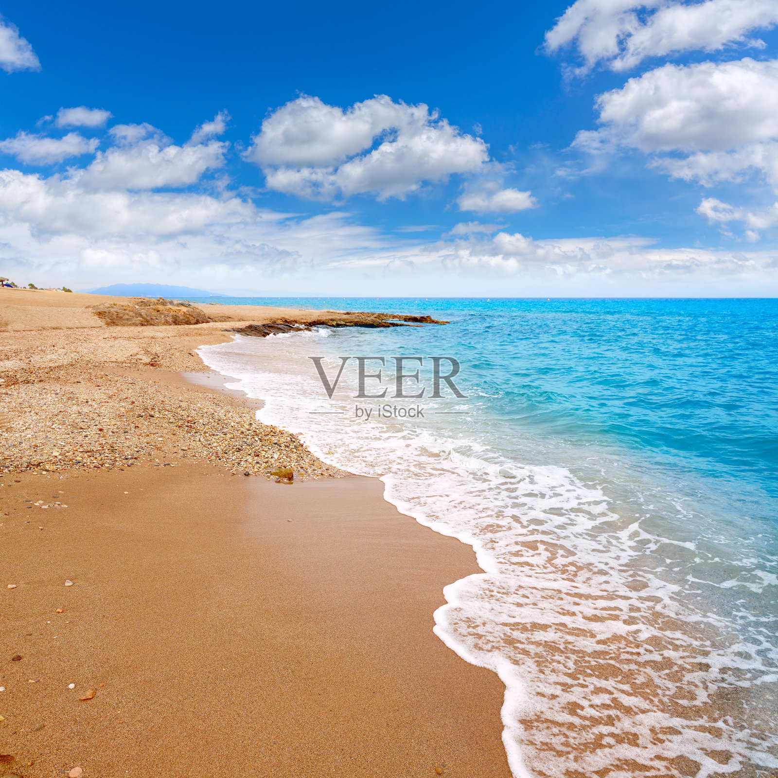Almeria Mojacar海滩地中海西班牙照片摄影图片
