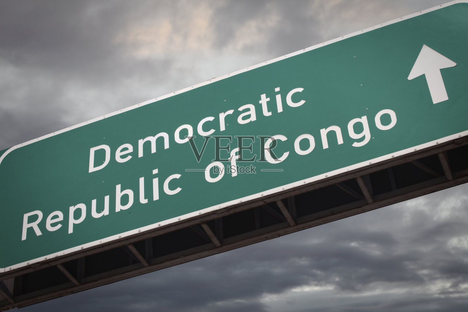 刚果共和国路标照片摄影图片