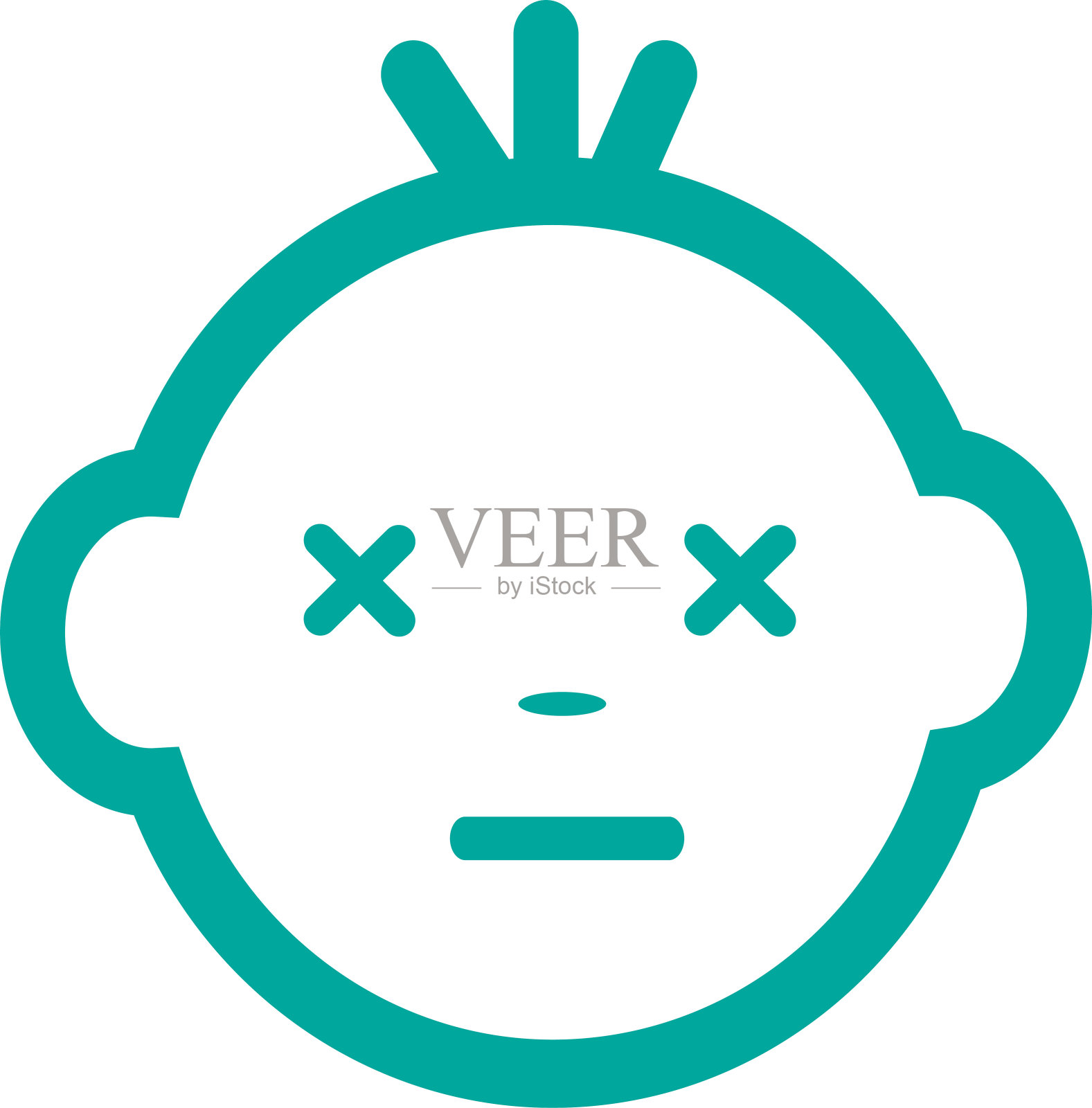 娃娃脸表情符号设计设计元素图片