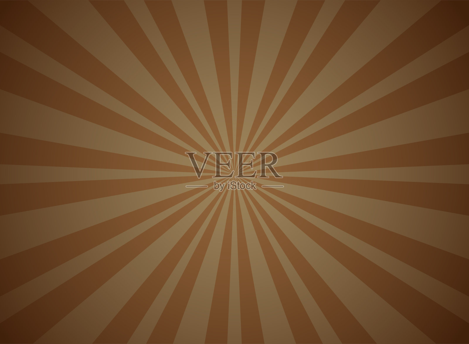 阳光水平背景。背景颜色为棕色。矢量插图。插画图片素材