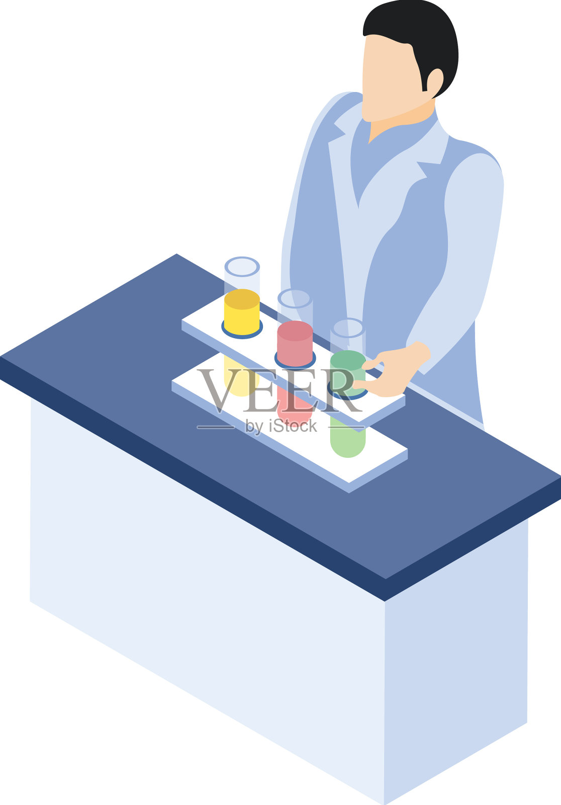 科学实验室设计元素图片