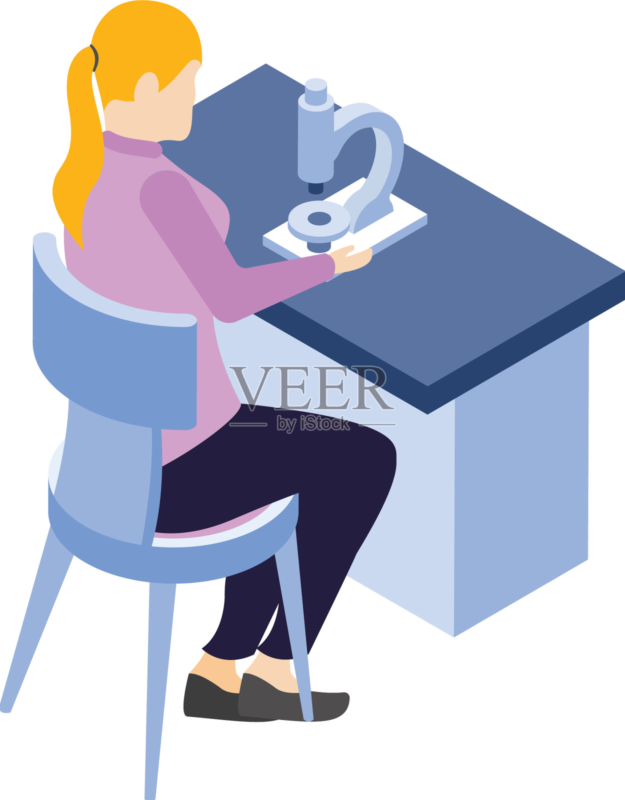 微观的研究设计元素图片