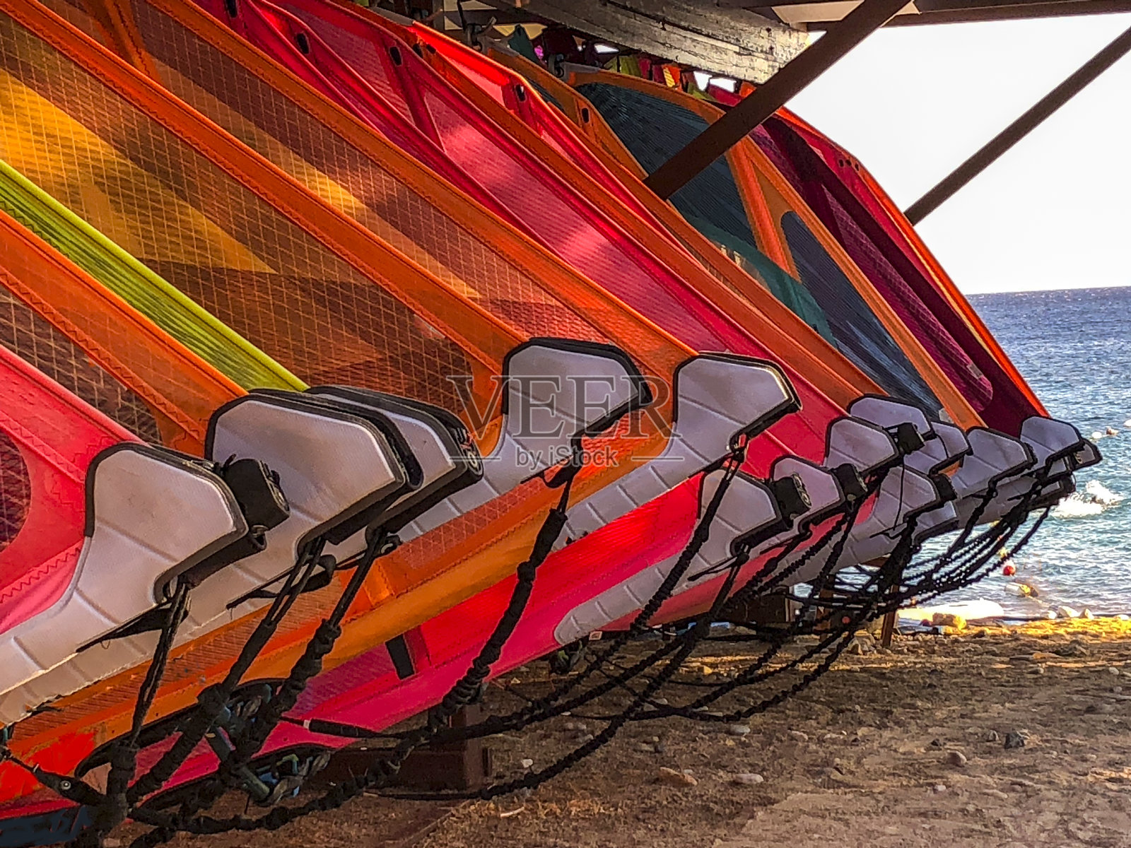 帆板运动帆存储照片摄影图片