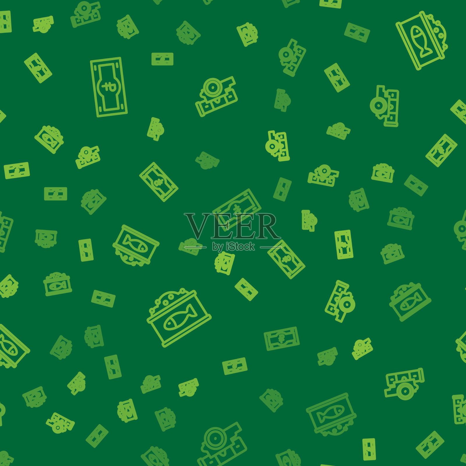 套线俄罗斯卢布钞票锡罐用图标素材