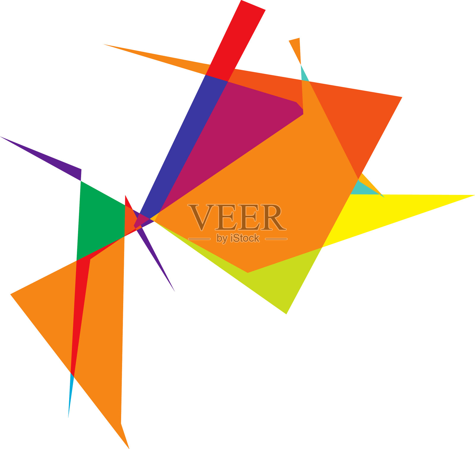 边缘破裂粉碎碎片形状设计插画图片素材