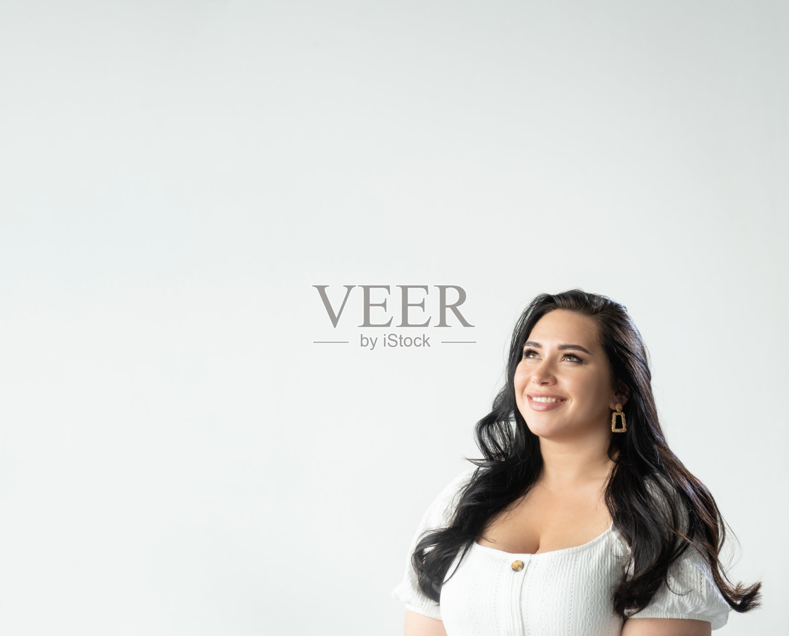 鼓舞女人的重要信息好消息照片摄影图片