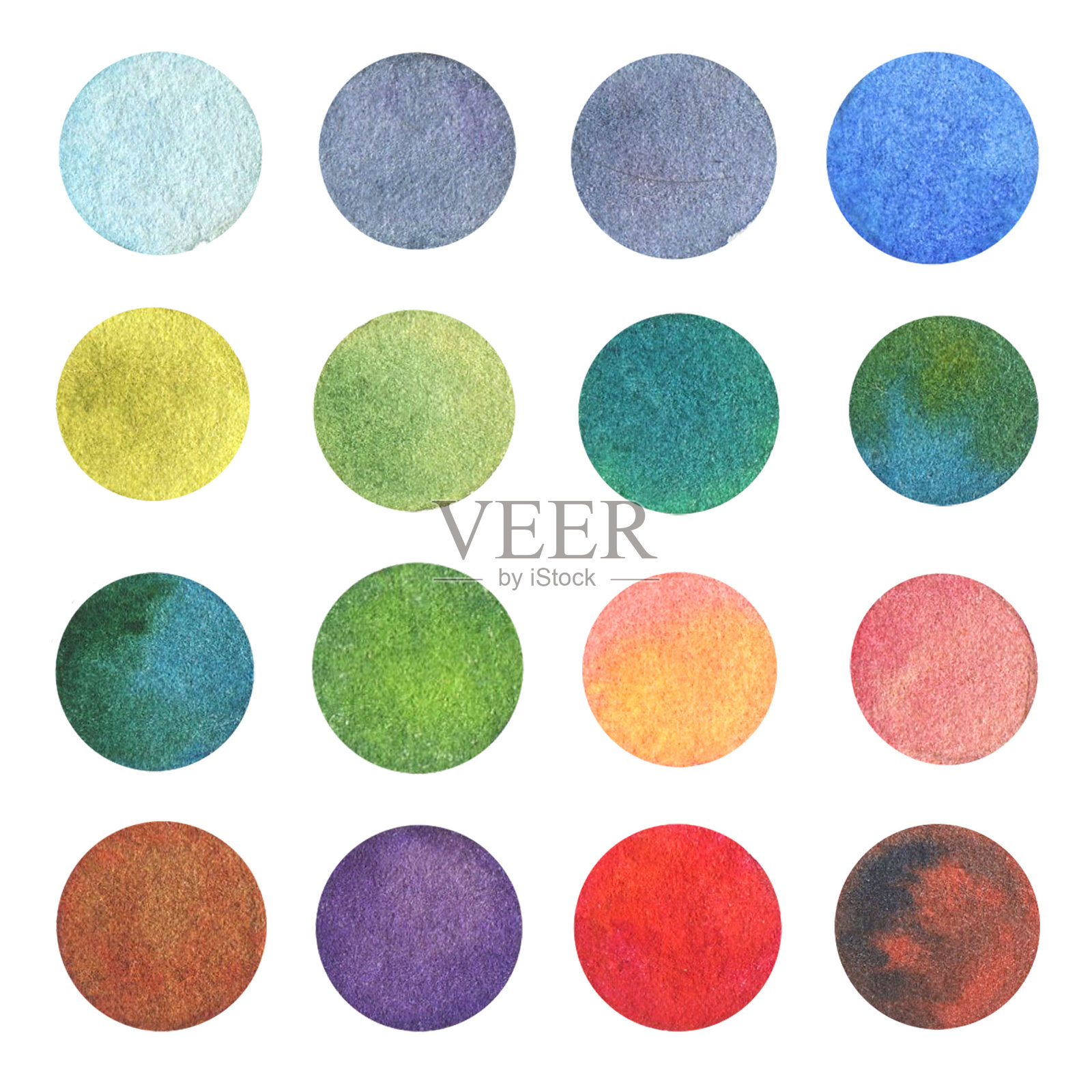 水彩。设计的元素和背景。插画图片素材