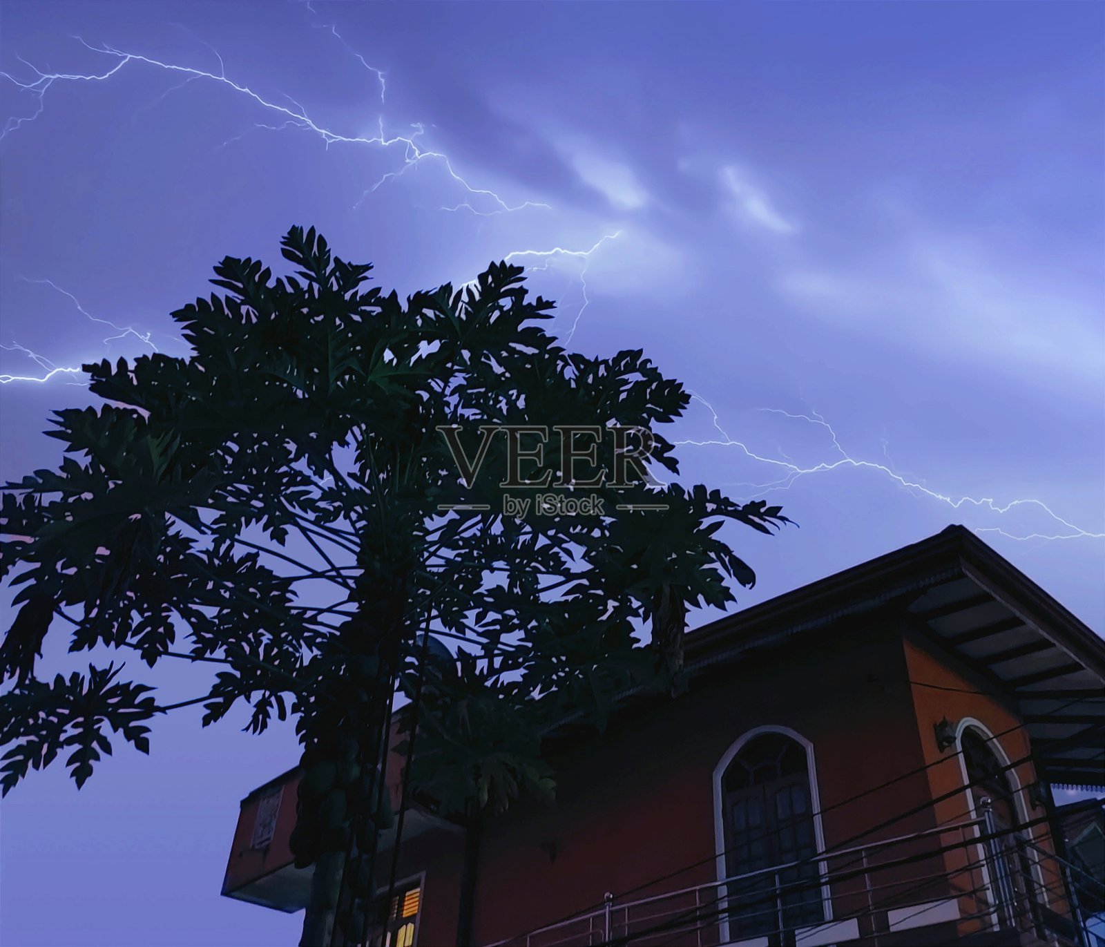 雨天照片摄影图片