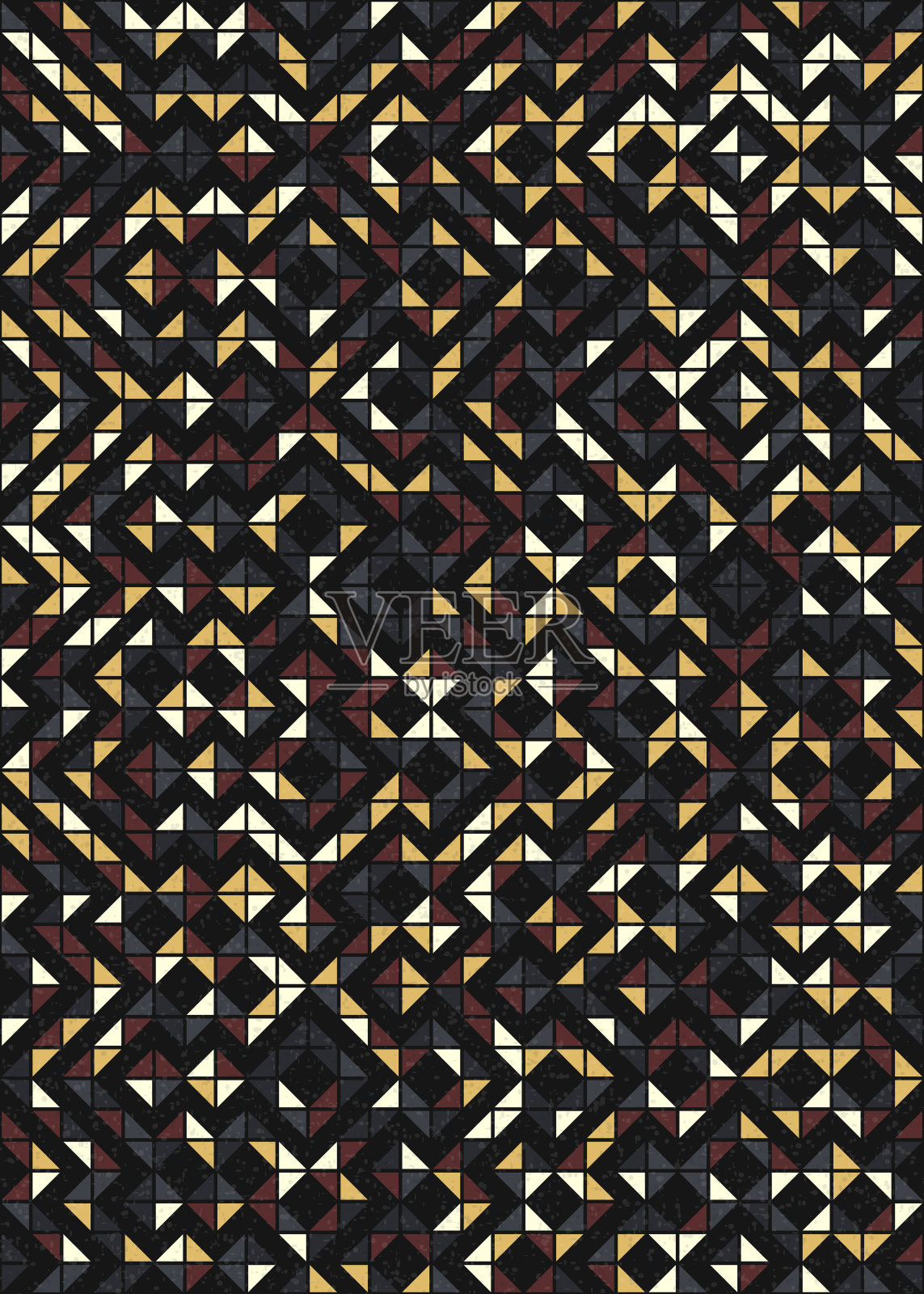 抽象几何图形生成计算艺术插图插画图片素材