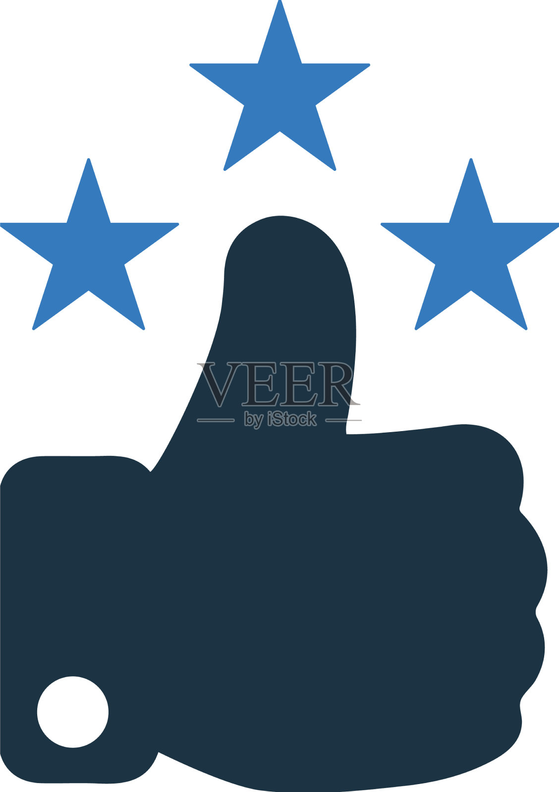 反馈星形图标简单的可编辑设计图标素材