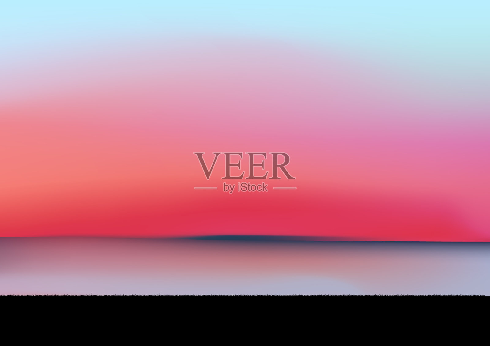 图形绘制户外景观景观插画图片素材