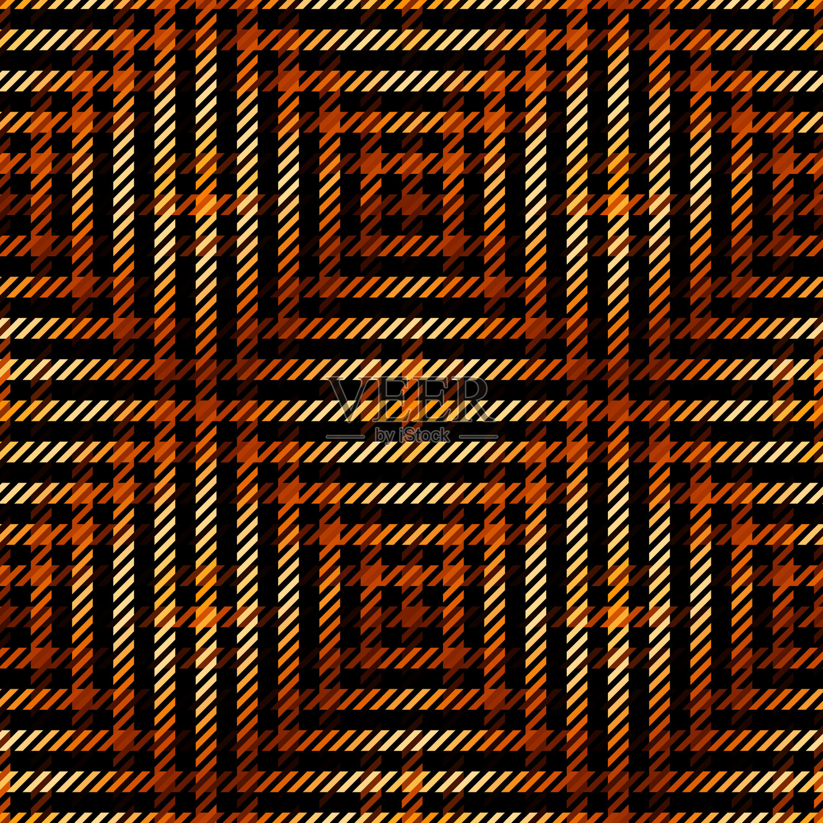 几何抽象图案在低聚风格插画图片素材