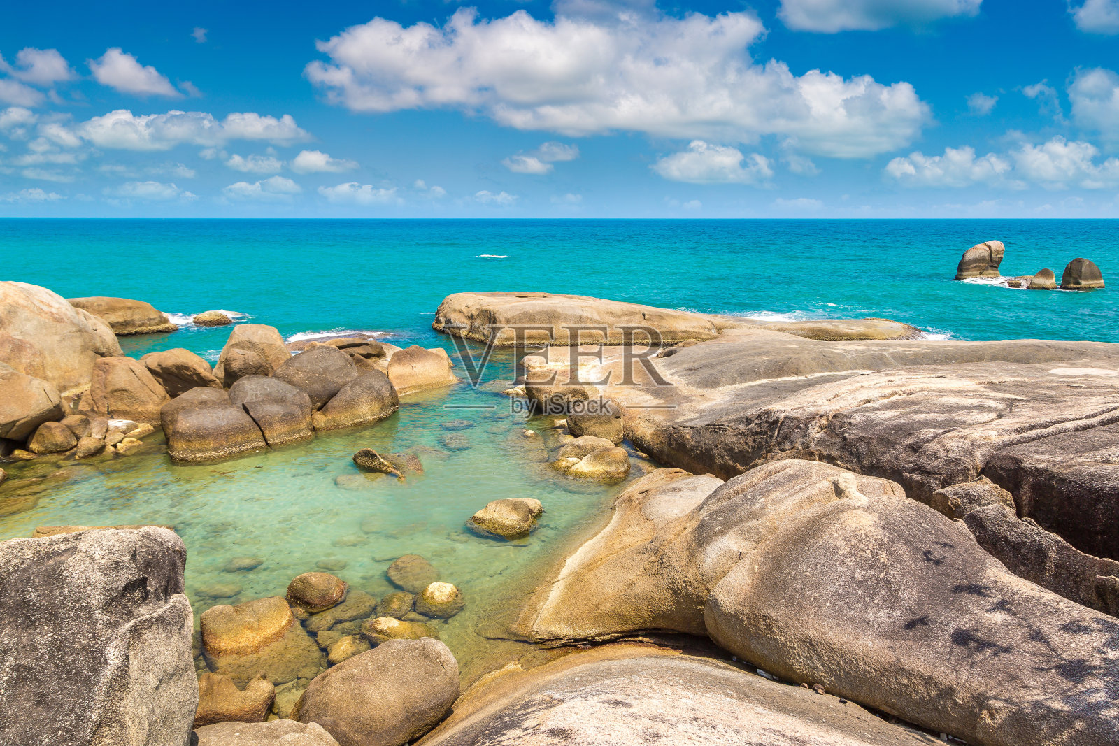 Hin Ta和Hin Yai rock照片摄影图片