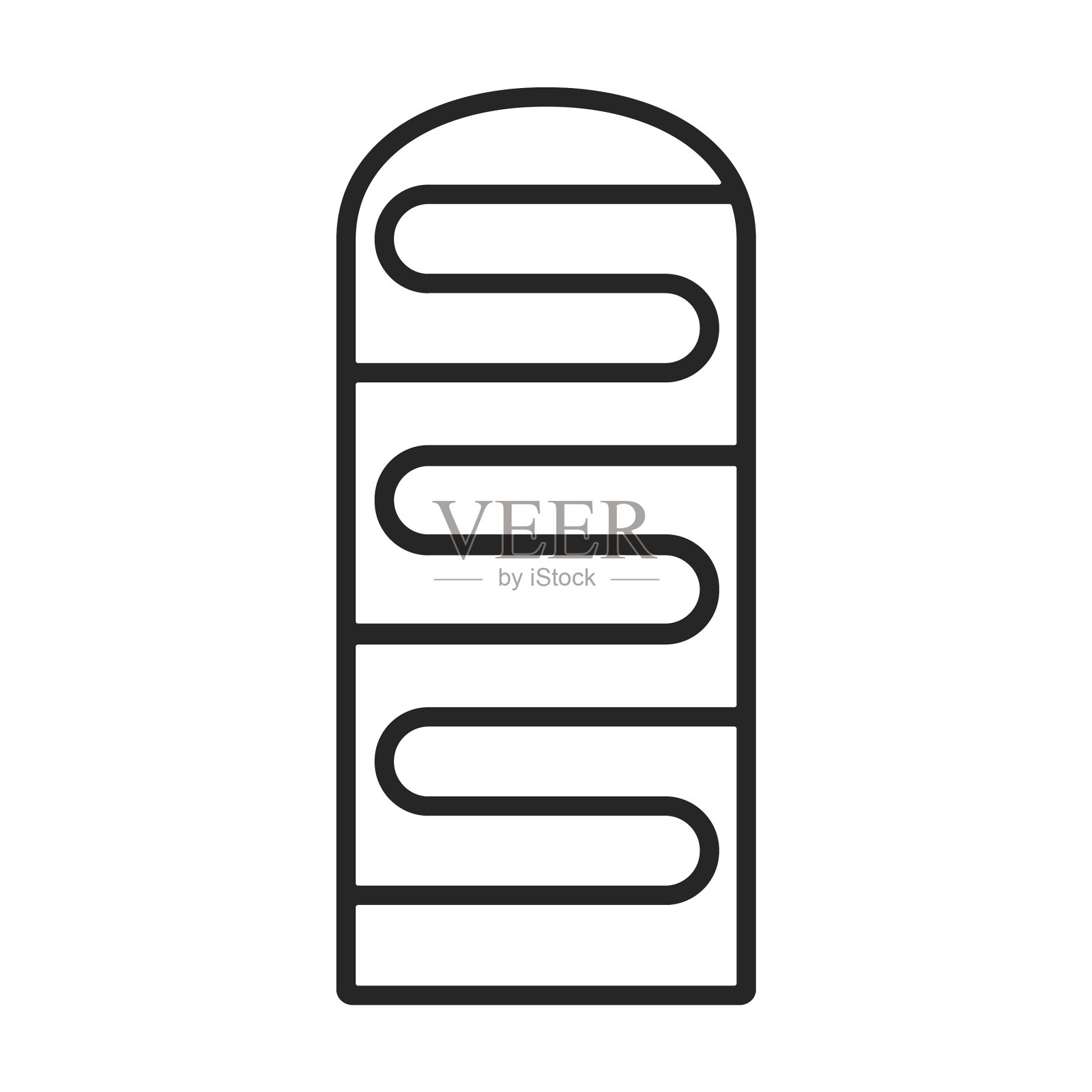 毛巾烘干机黑色图标图标素材