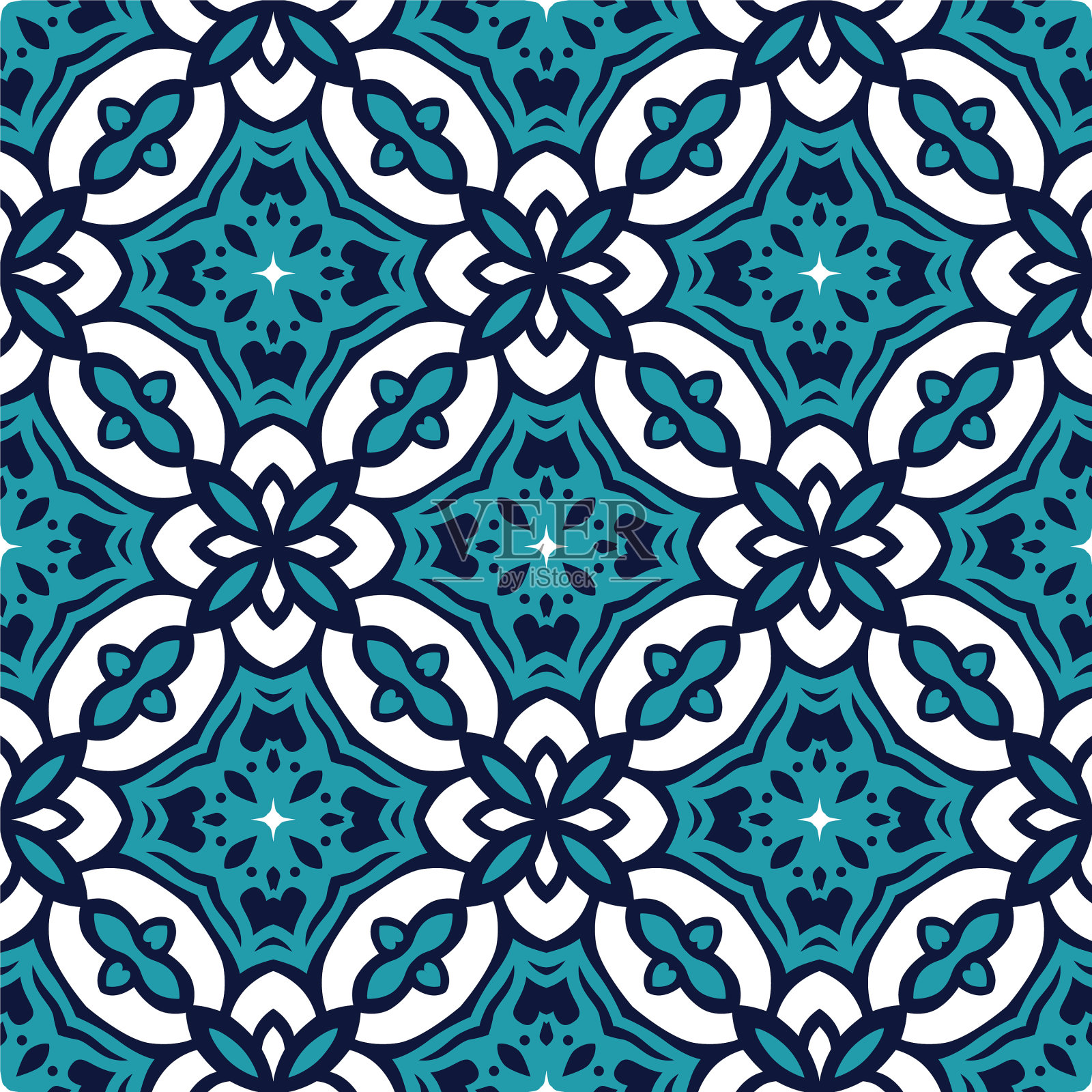 豪华无缝点缀抽象图案造型插画图片素材