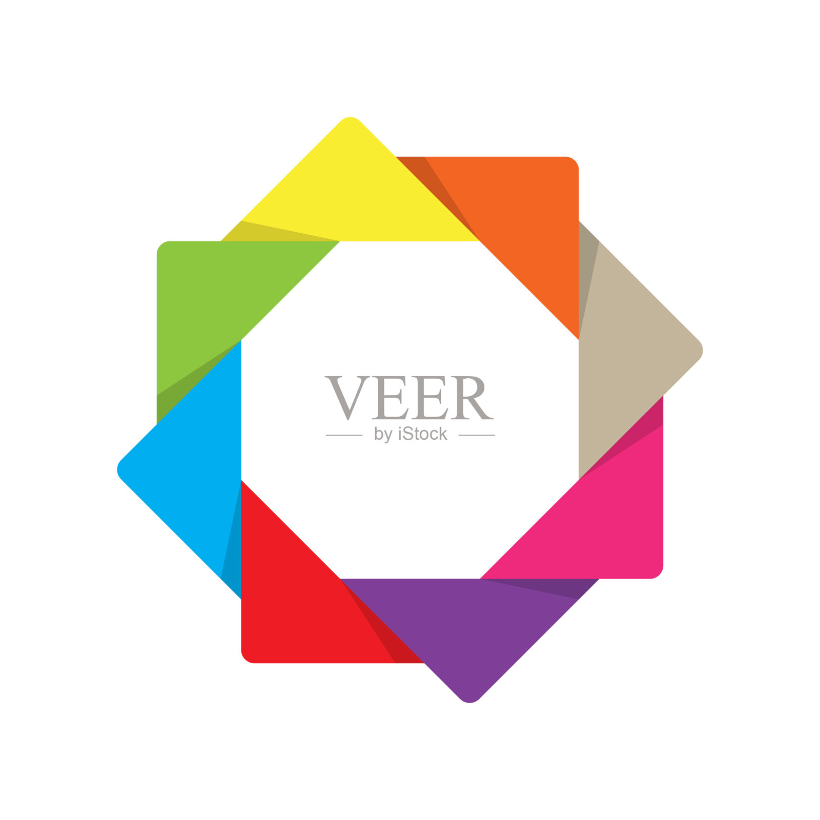 简单圆形标志2插画图片素材