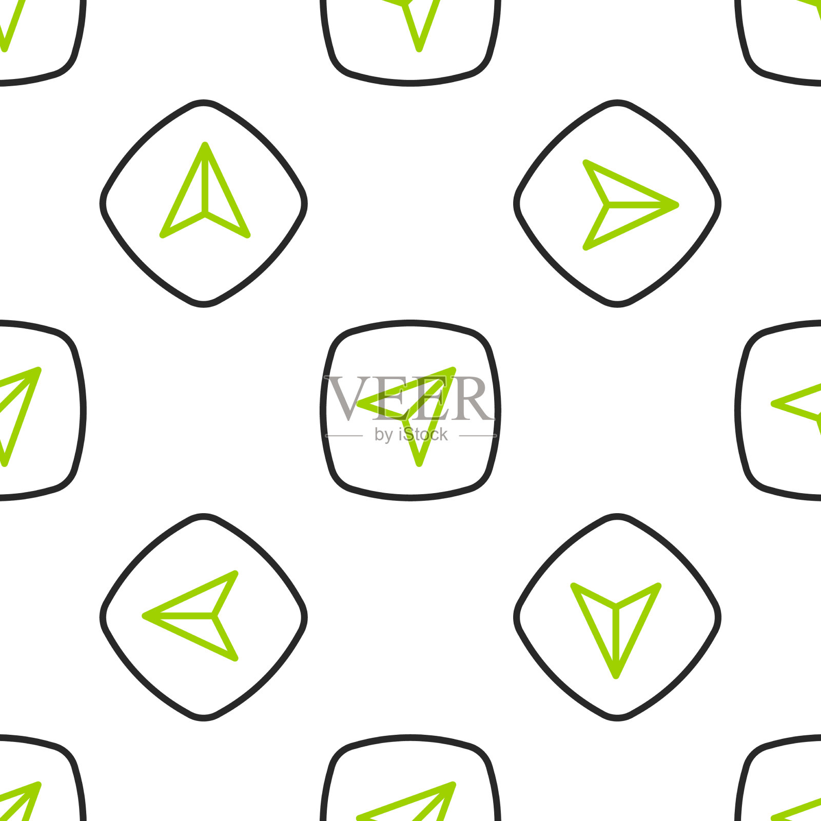 城市地图导航图标的线信息图插画图片素材