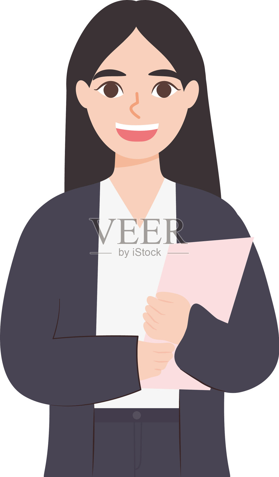 卡通商人图标设计元素图片