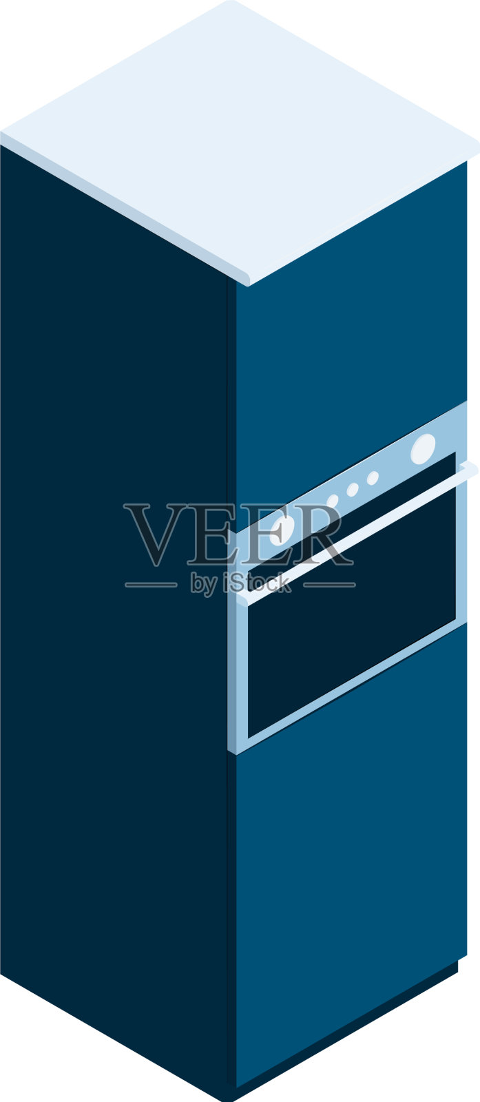 橱柜和烤箱设计元素图片