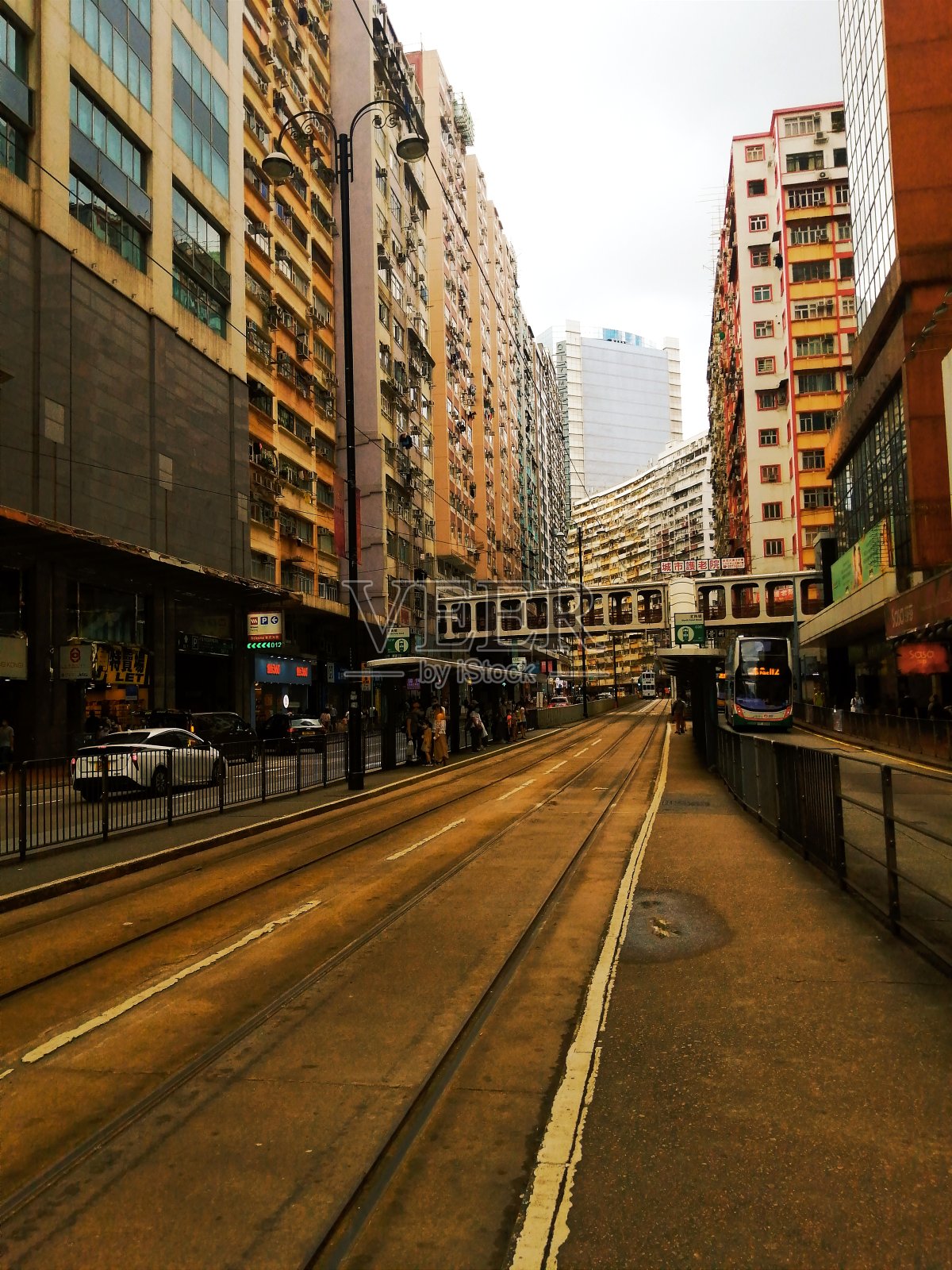 香港的丁丁电力线照片摄影图片