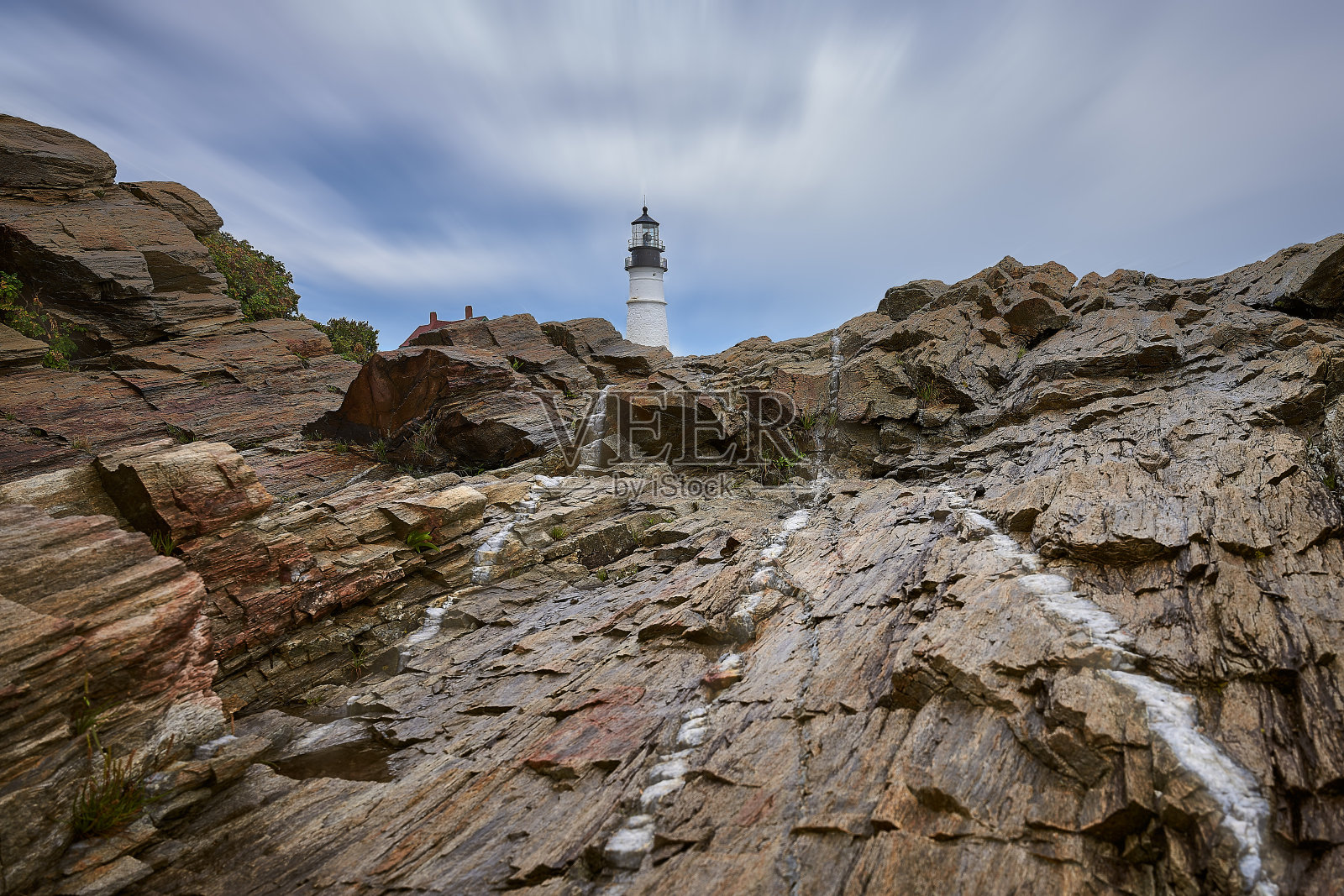 灯塔在缅因州照片摄影图片