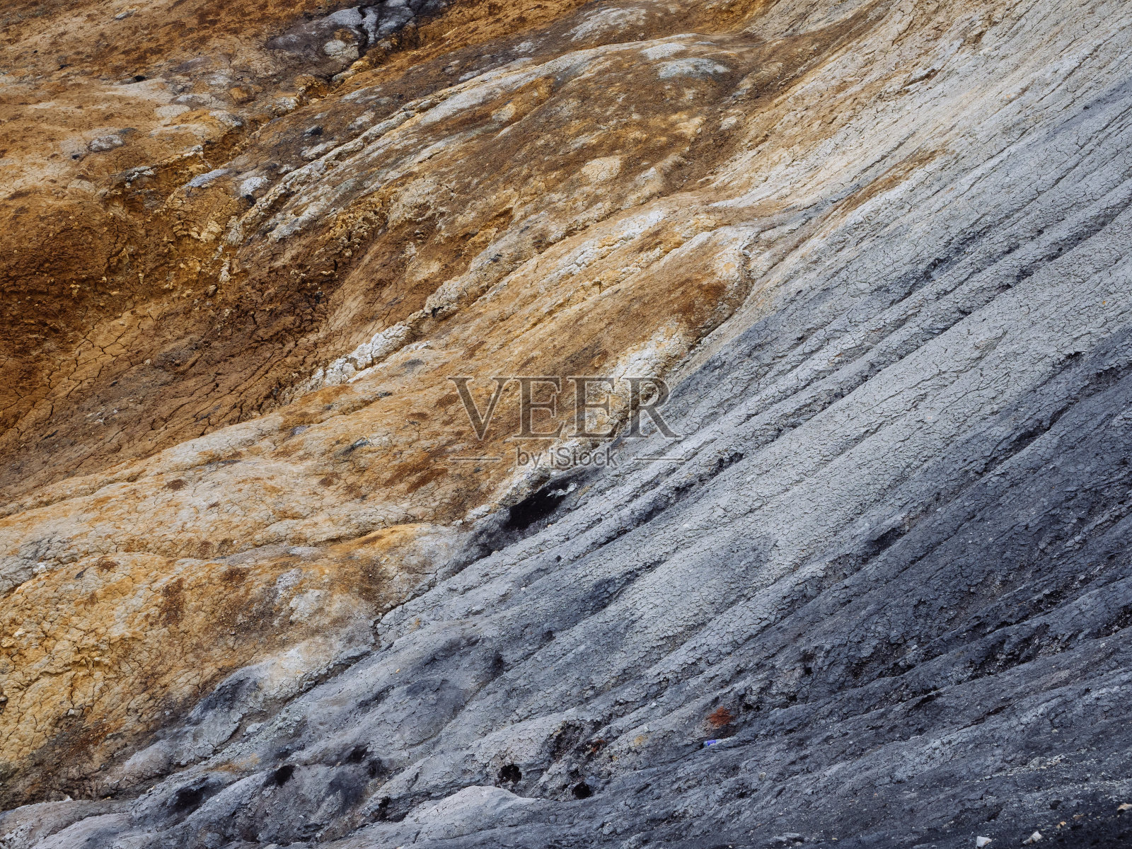 耐火粘土沉积层采石场用于开采自然资源的采石场照片摄影图片