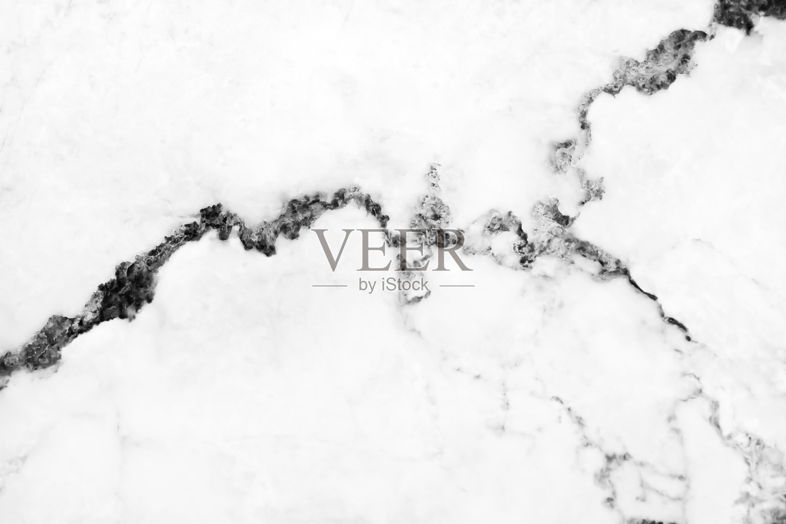 大理石亮白色纹理与黑色无缝的背景图案照片摄影图片