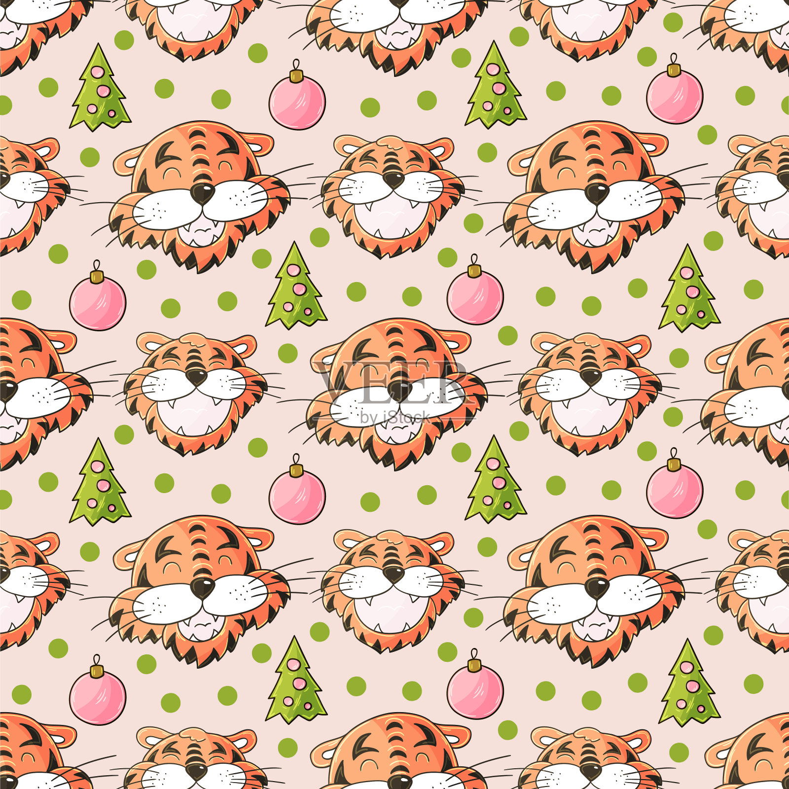 2022星座符号。手绘年画插画图片素材