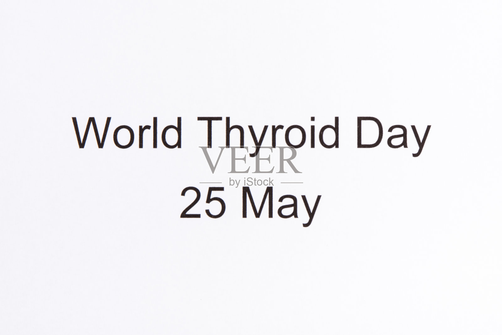 5月25日世界甲状腺日。甲状腺概念的问题照片摄影图片