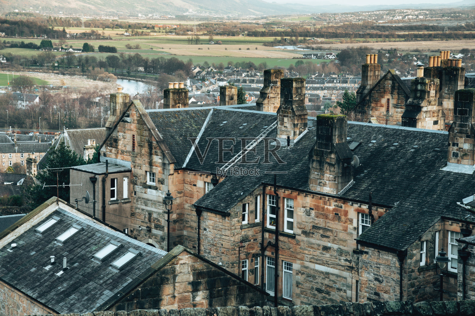 爱丁堡烟囱照片摄影图片