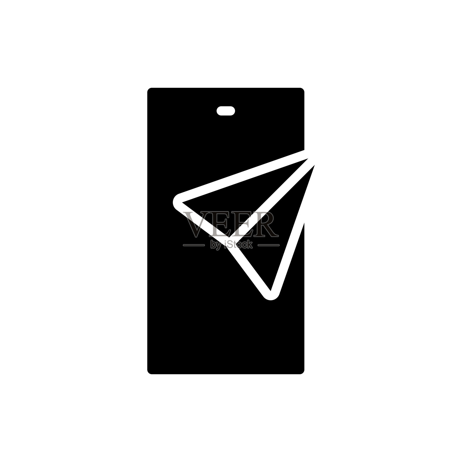 信使图标,消息图标矢量插图图标素材