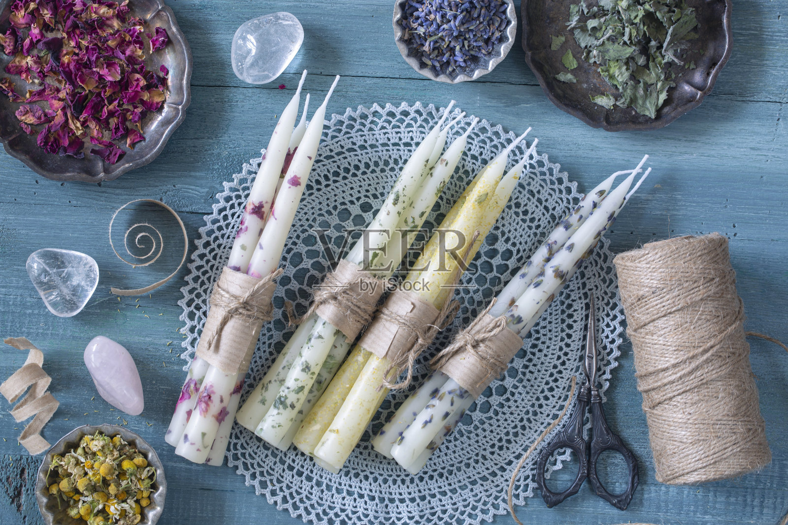 蜂蜡白色蜡烛照片摄影图片