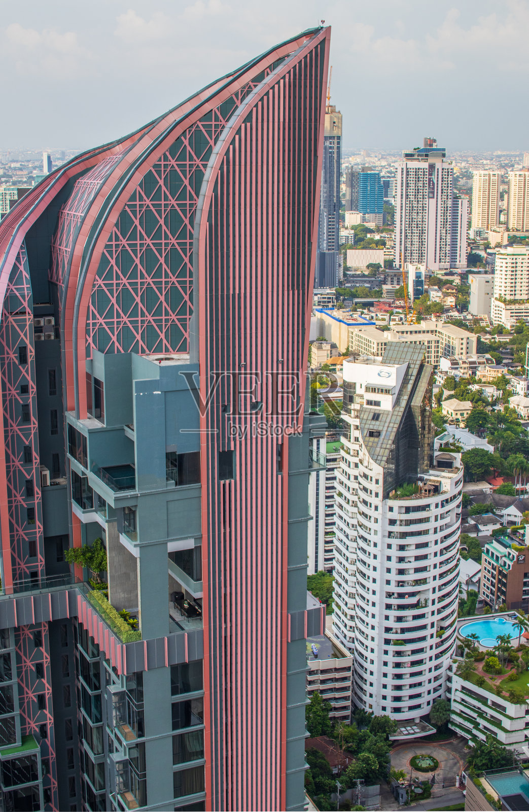 泰国曼谷的城市景观东南亚照片摄影图片