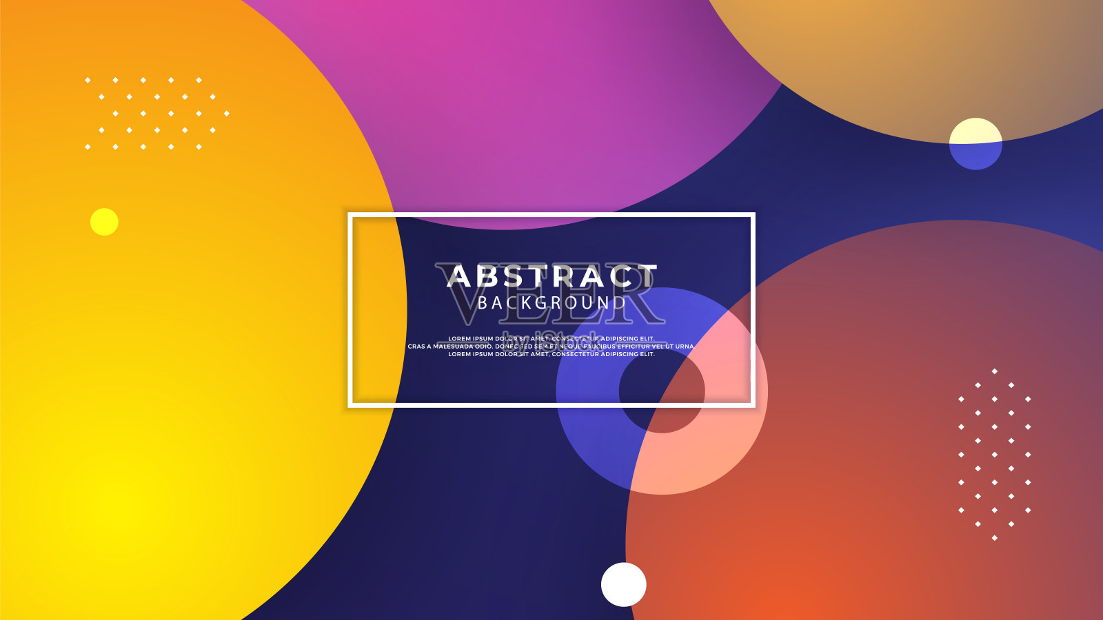 抽象梯度彩色几何形状圆形背景。现代的背景。可以用于登陆页,书封面,小册子,传单,杂志,任何品牌,横幅,标题,演示文稿,和墙纸背景插画图片素材