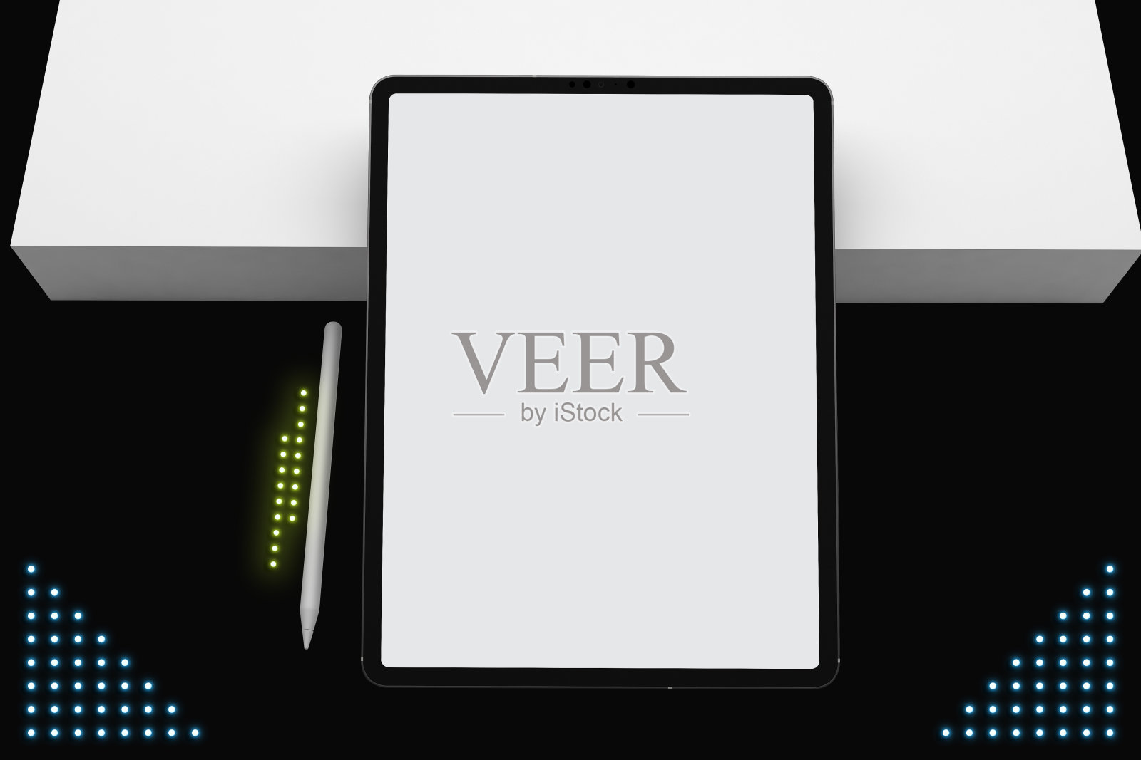 霓虹灯平板电脑2照片摄影图片