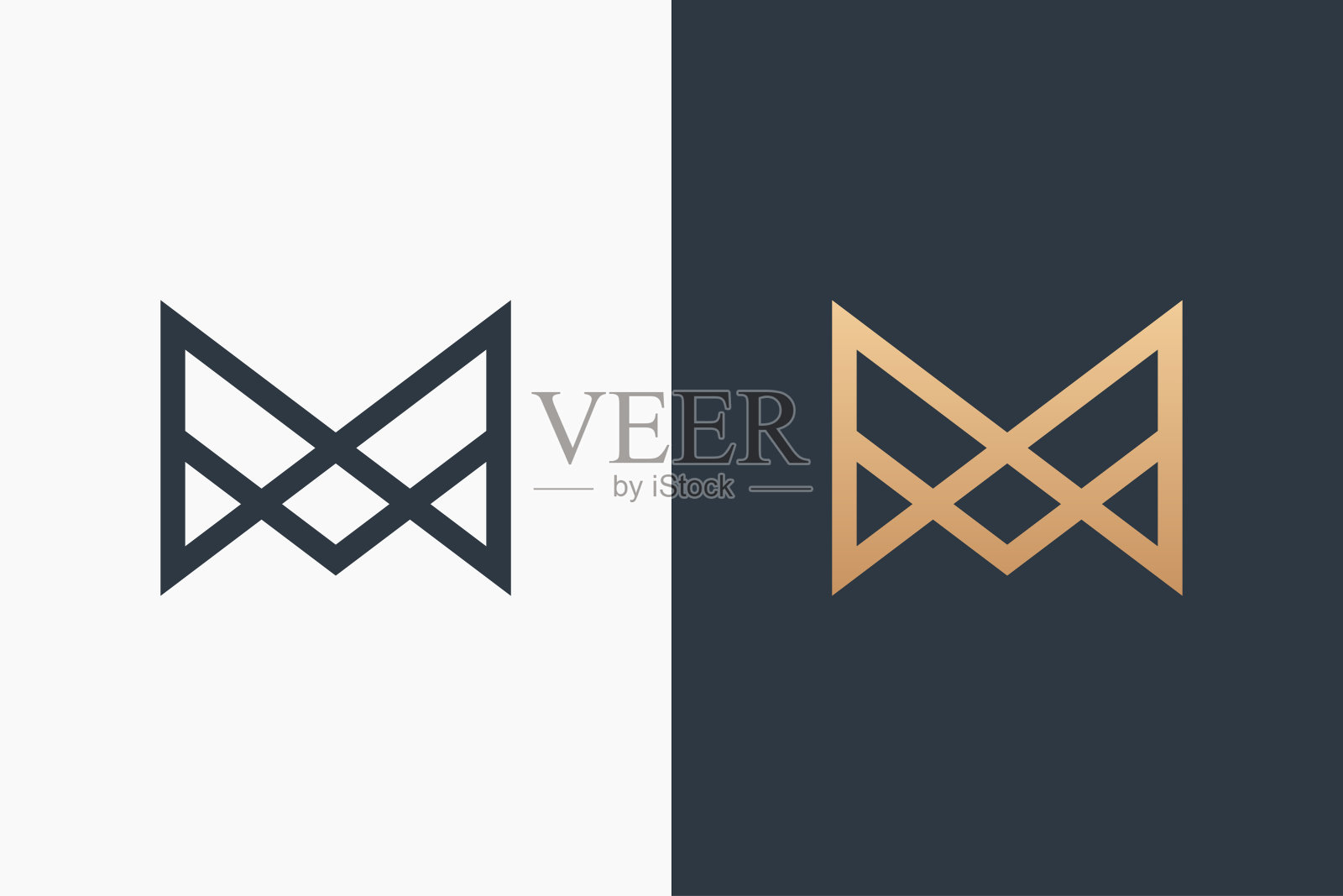 字母M标志模板设计矢量插图设计编辑可调整大小EPS 10插画图片素材