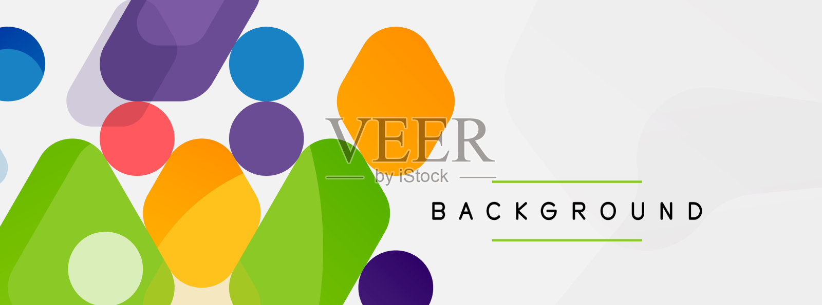 抽象圆形几何图形和圆形插画图片素材