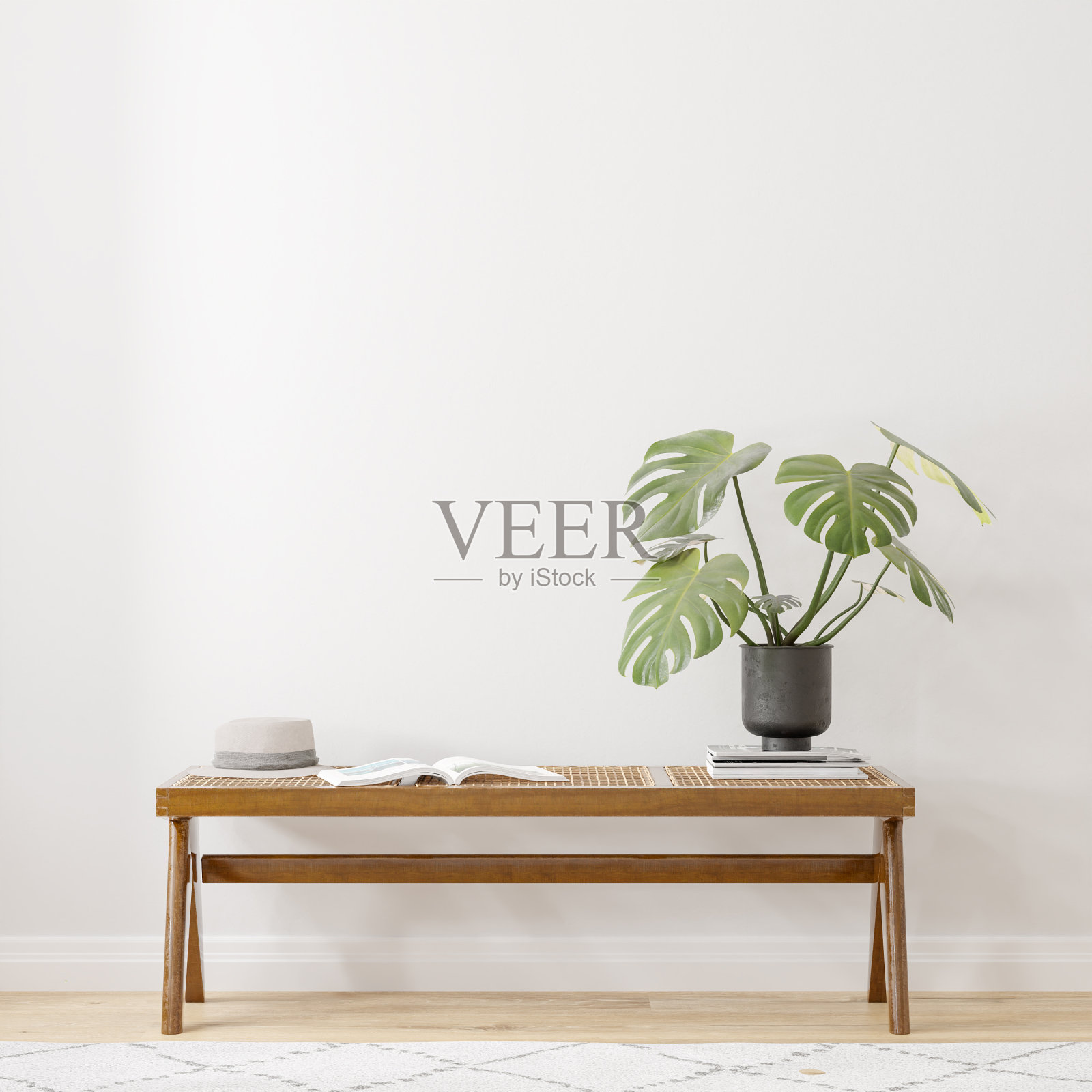 现代内墙模型- 3d插图,3d渲染照片摄影图片