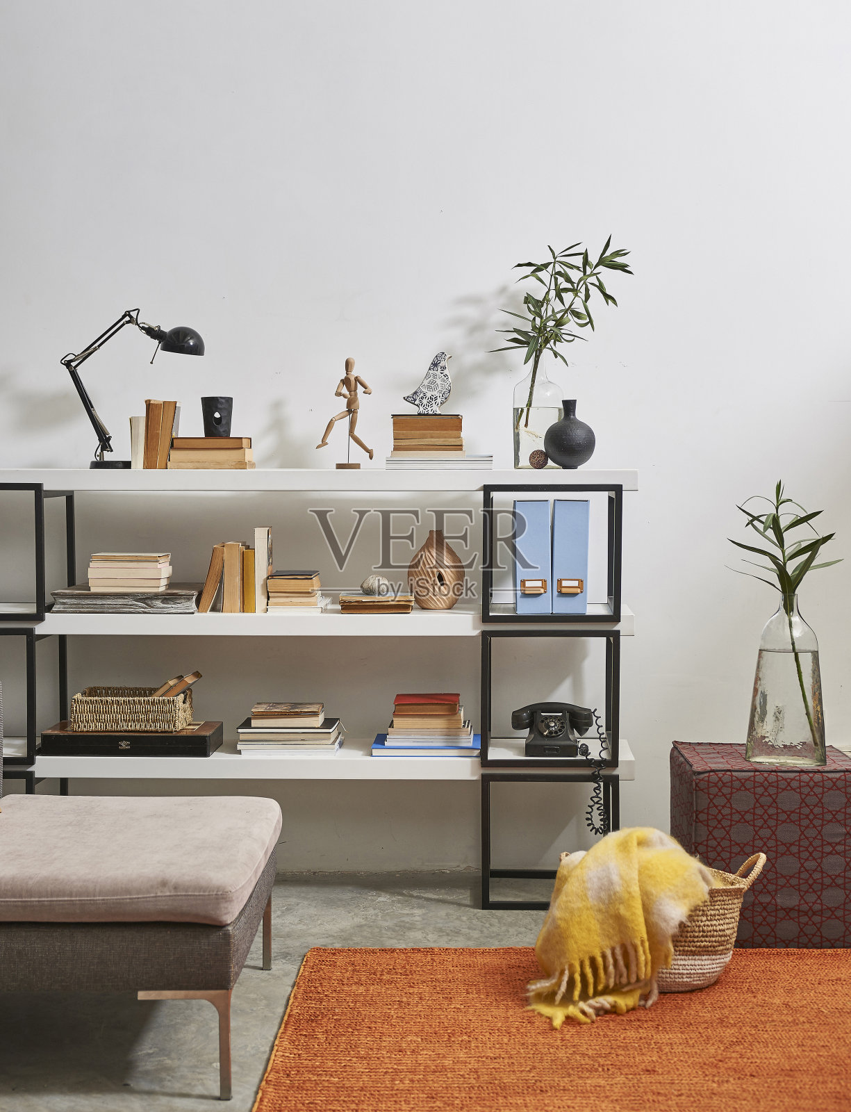 现代家居室内客厅风格设计照片摄影图片