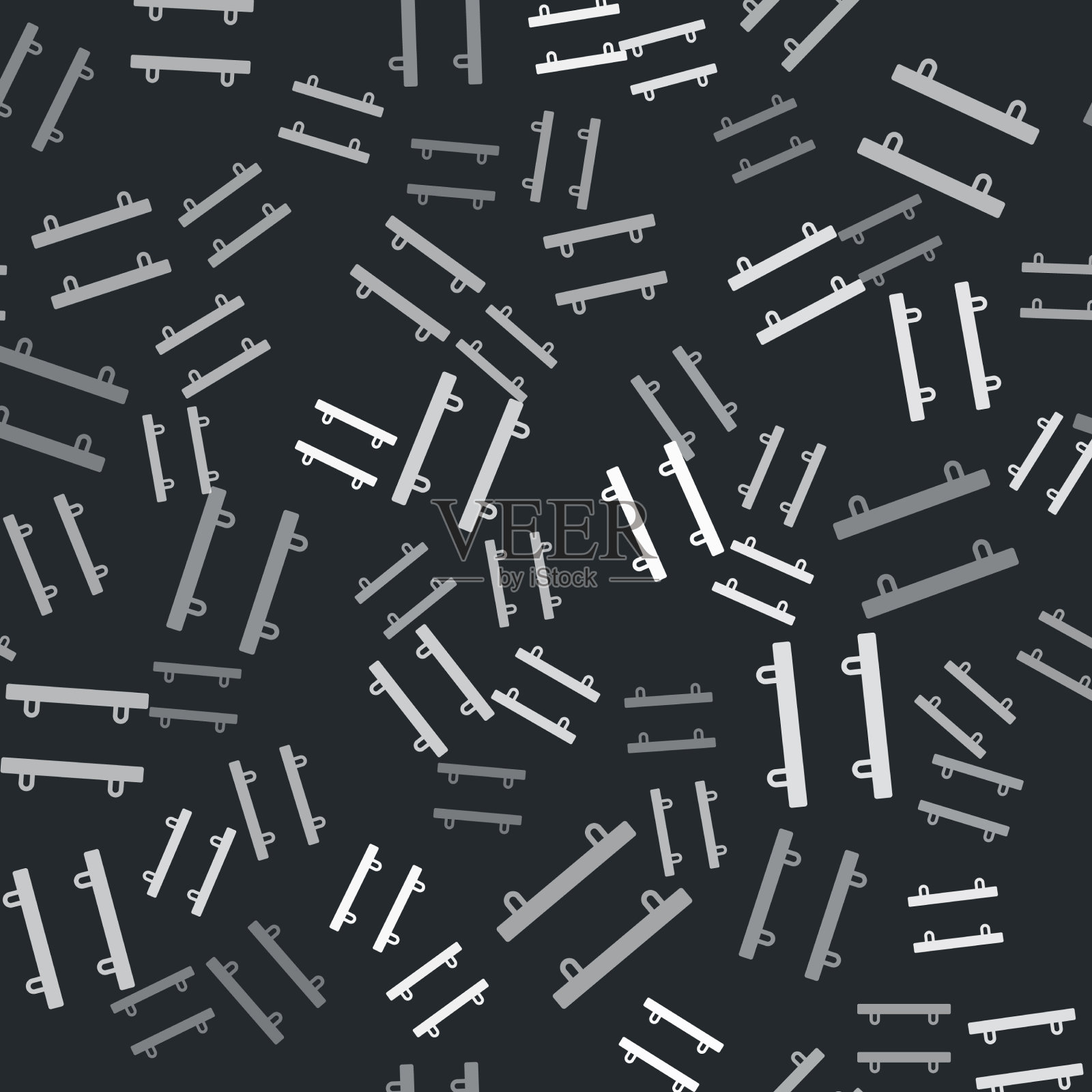 灰色的空木架图标隔离无缝插画图片素材