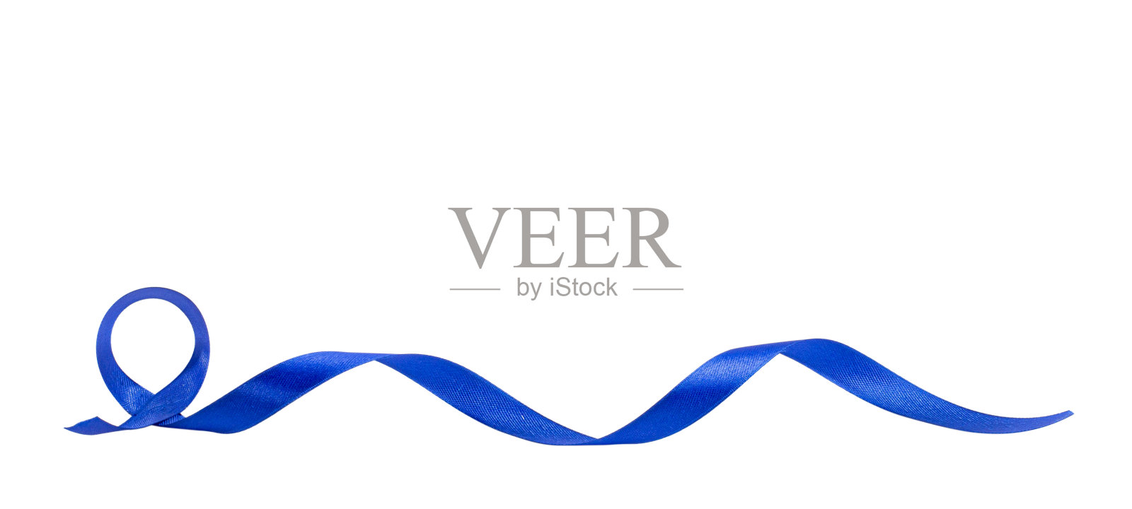 蓝丝带作为框架,健康日概念,横幅或传单模型,为文本的地方,复制空间。照片摄影图片