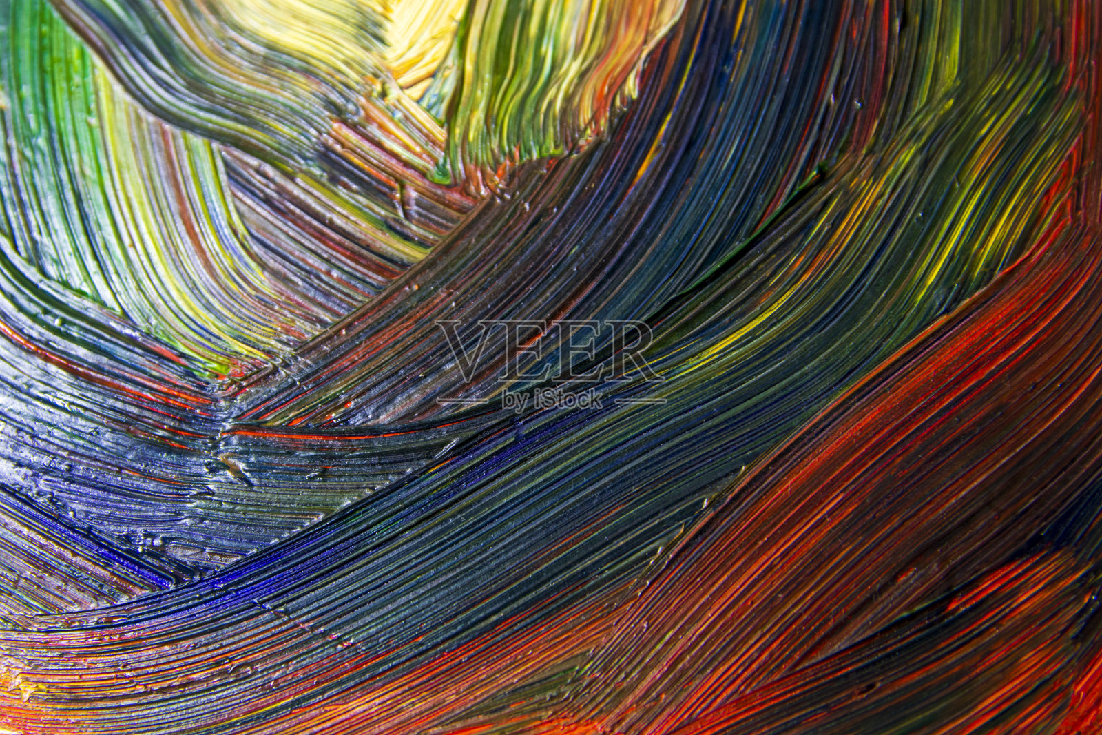 抽象的彩色背景。特写混合笔触与选择性聚焦。抽象水墨设计模板混合纹理背景照片摄影图片