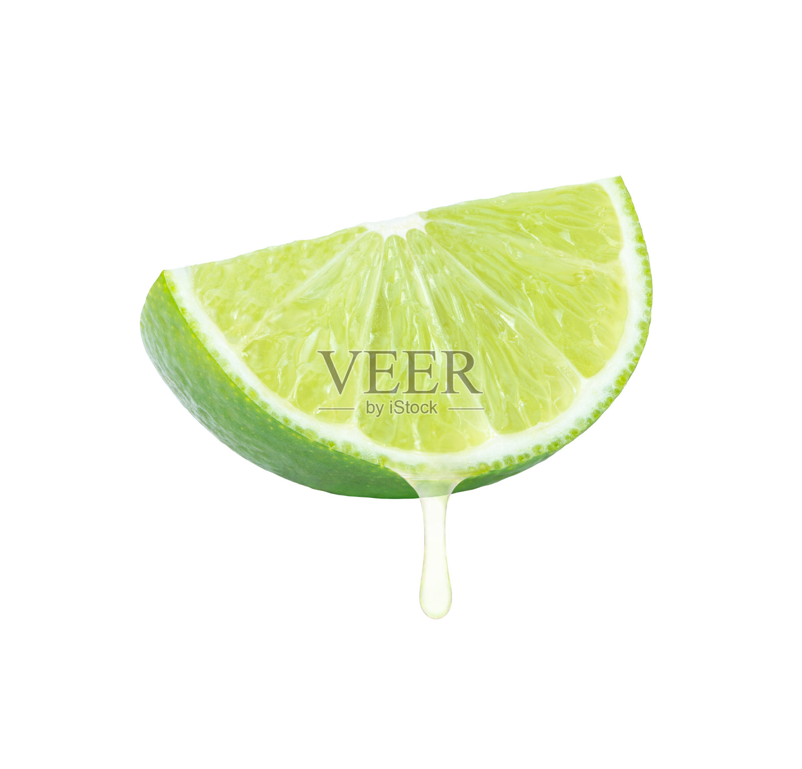 青柠汁飞溅孤立在白色背景。照片摄影图片