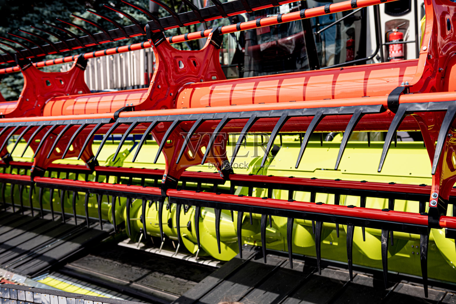 新型现代农业机械设备细节照片摄影图片