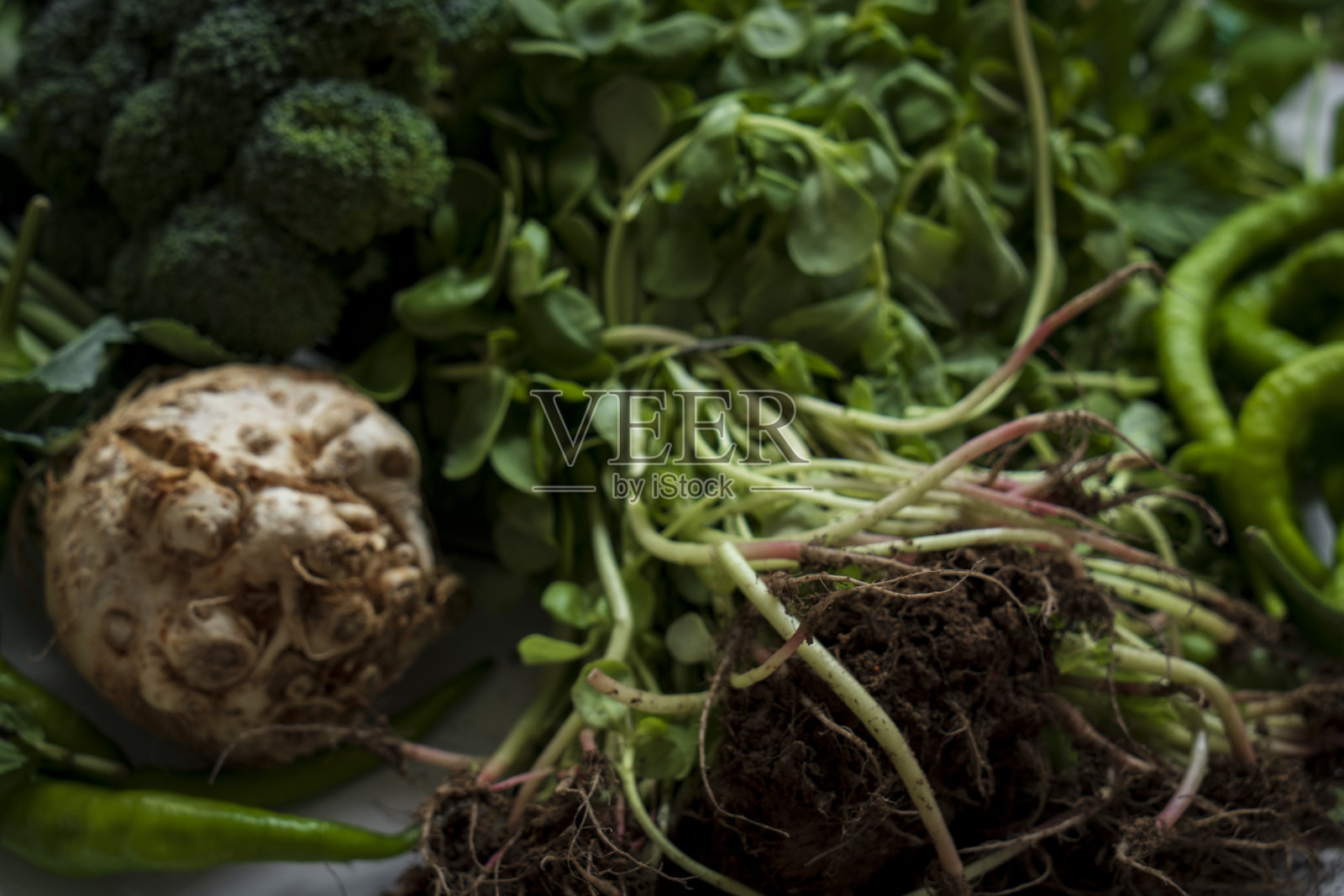 新鲜绿色有机蔬菜照片摄影图片