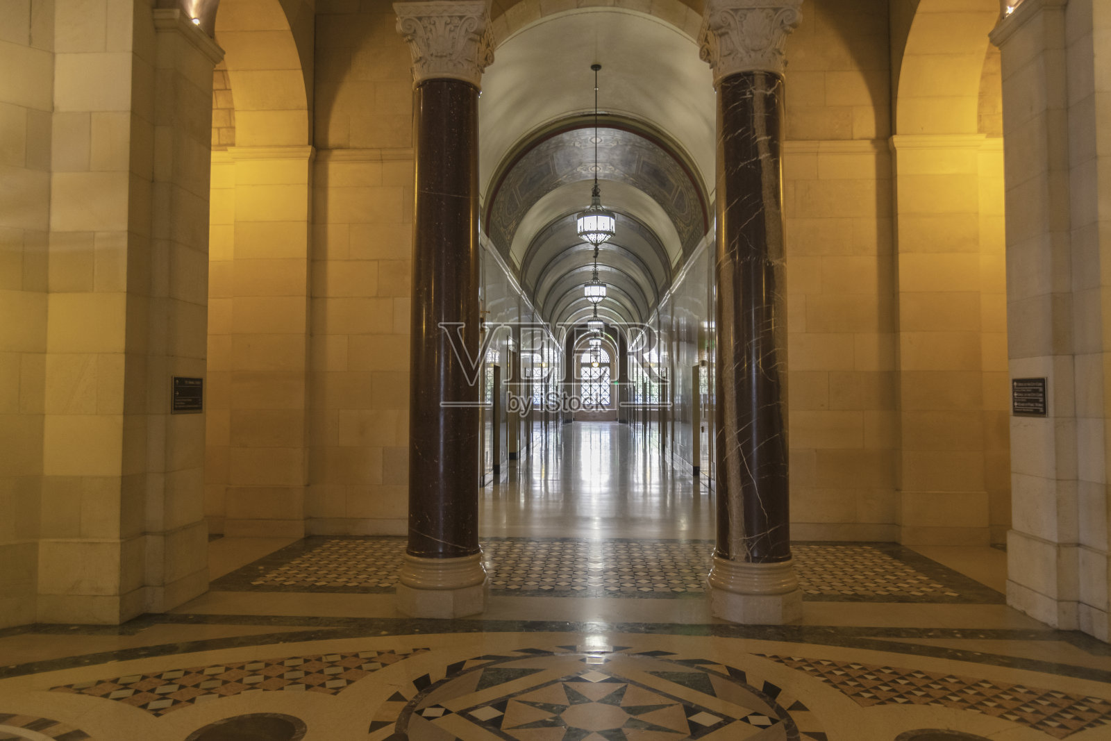 洛杉矶市中心市政厅照片摄影图片